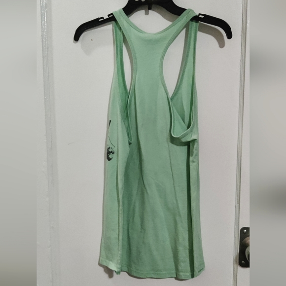 Techstyles pale green Hanauma Bay racer back tank size L - Picture 5 of 5